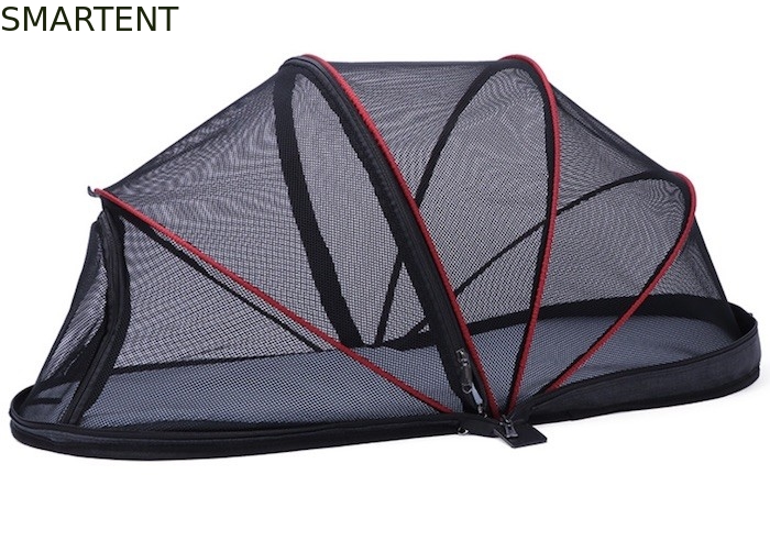Portátil Outdoor Easy Up dobrável 40X41X82CM Ventilação malha de nylon aconchegante tenda de cão preto lindo abrigo de animais de estimação fornecedor